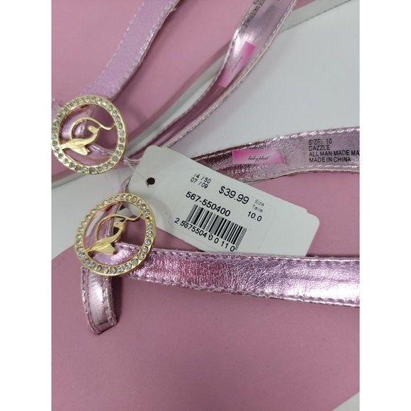 Baby Phat Bubblegum Pink Flip Flops with rhinestone accents *READ* - Picture 3 of 7